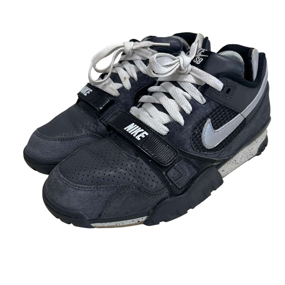 Nike SB Air Trainer 2 SB Anthracite Black 2007 318480-001 Mens 9.5 AS-IS Repair